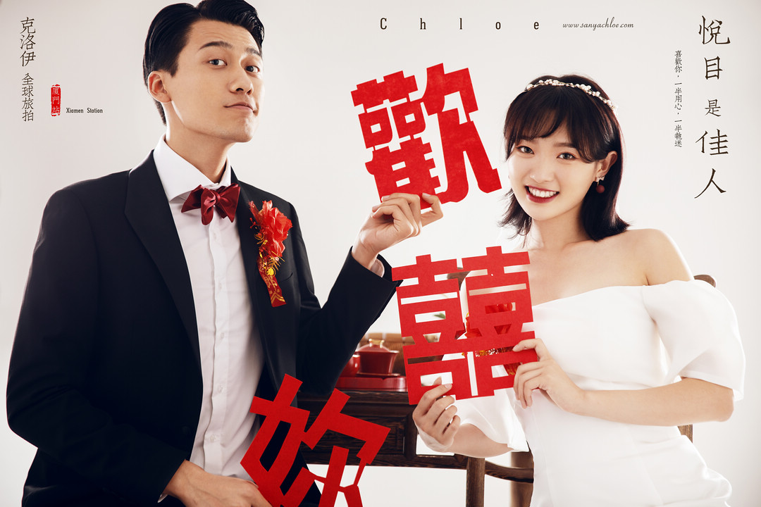 用中式风婚纱照与时间诉说浪漫,中式风婚纱照风格