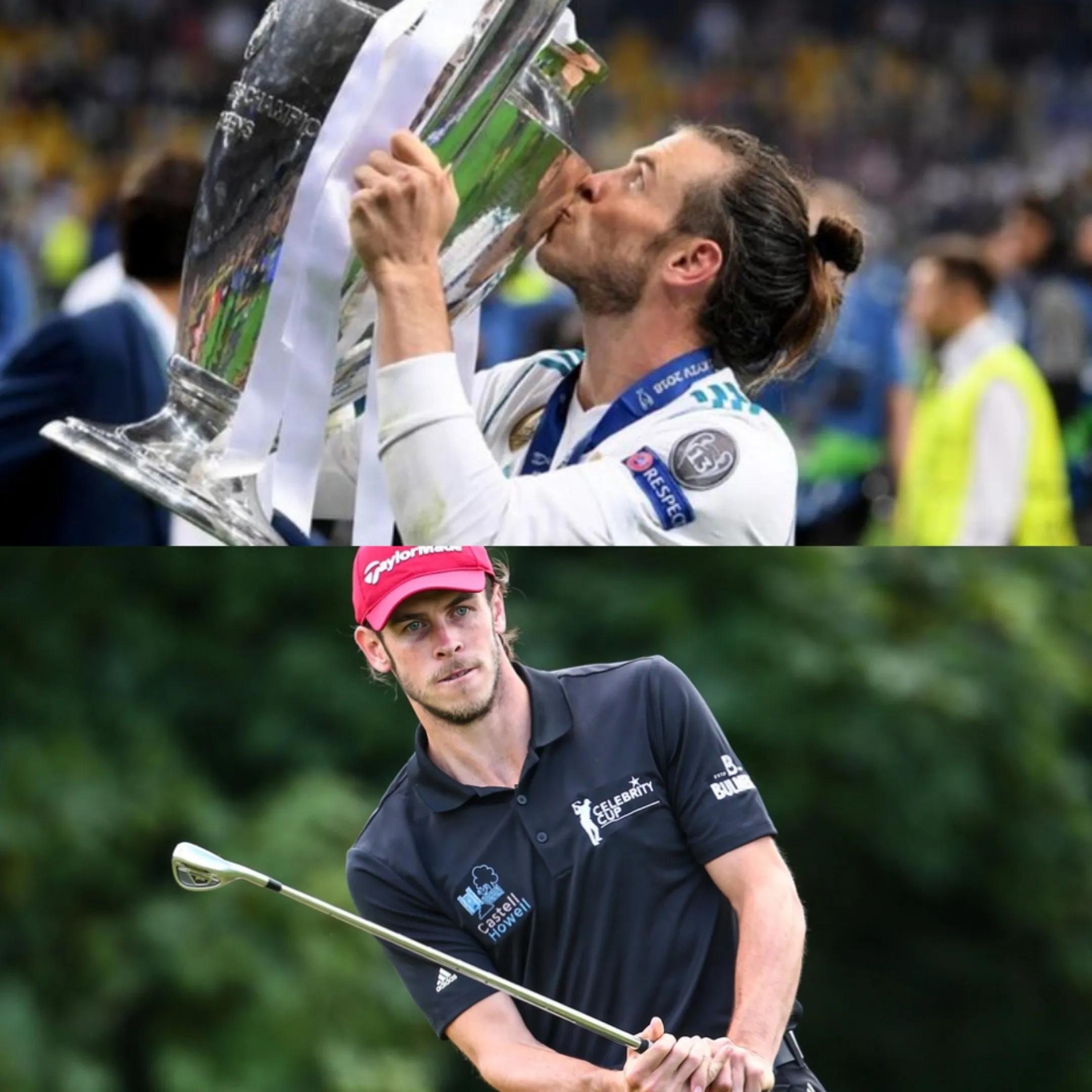 足球运动员贝尔成名,足球巨星贝尔打高尔夫