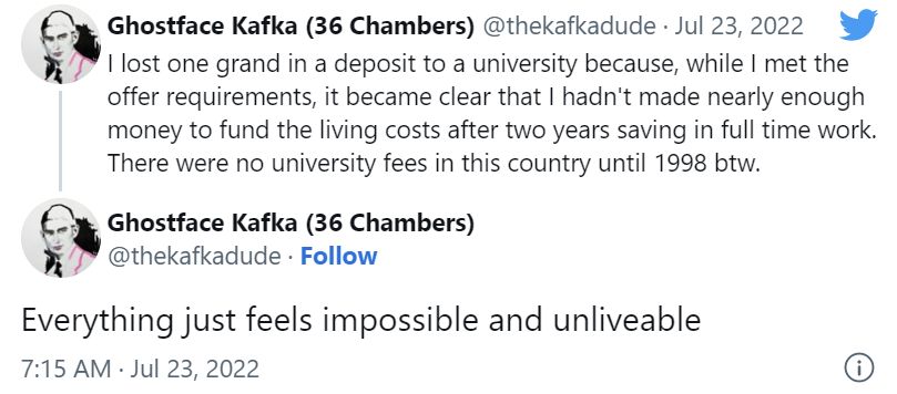 惋惜！曼彻斯特大学一学生因无法负担高额学费自杀身亡