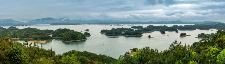烟雨千岛湖美景,千岛湖烟雨朦胧美如画