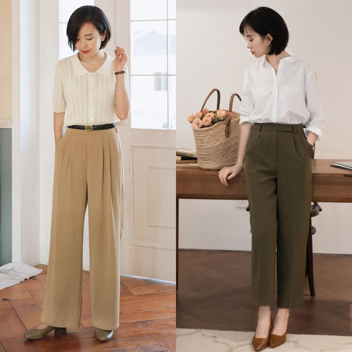 今年最流行的小白鞋小个子穿了,鞋子推荐不要平底鞋