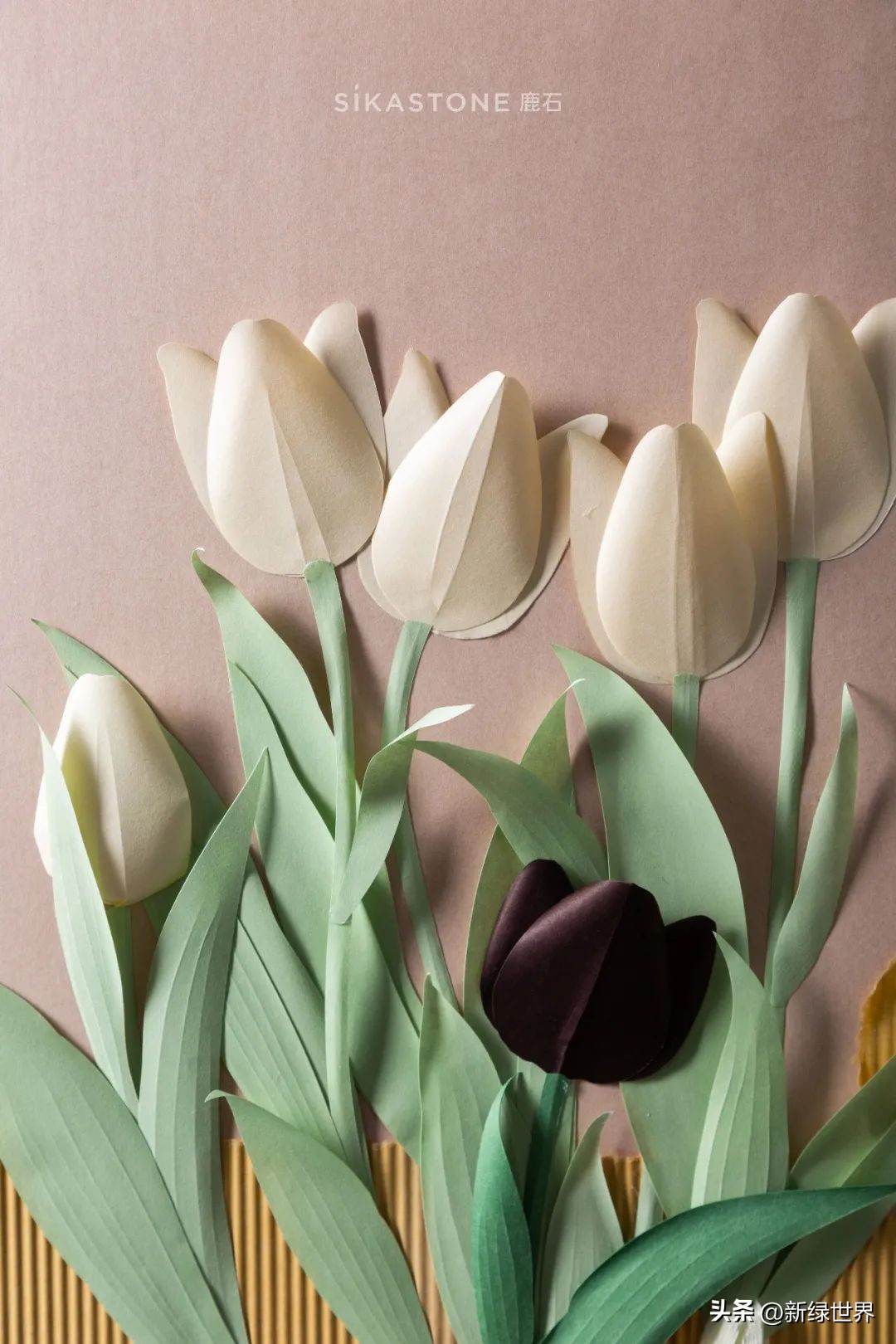 纸艺作品绘画,千变万化的纸艺术作品