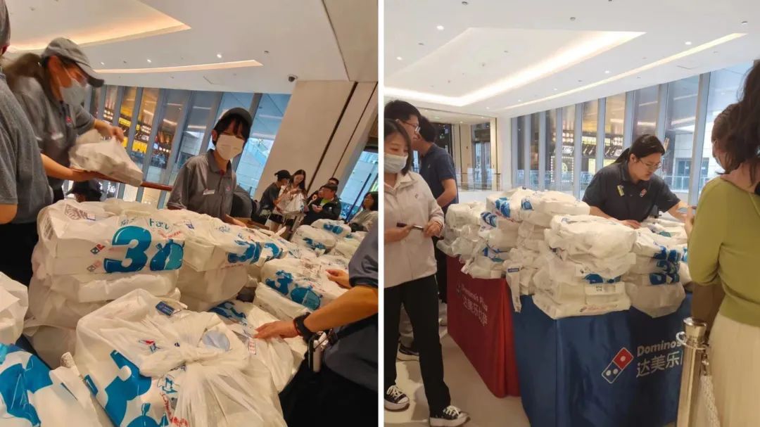 达美乐开业排队,达美乐在青岛疯狂开店