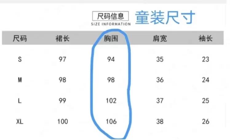 现在女装尺码到底有多离谱,成人女装五码是多大的衣服