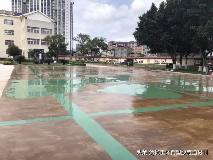 硅pu篮球场施工工艺及国标,正规硅pu篮球场施工全过程