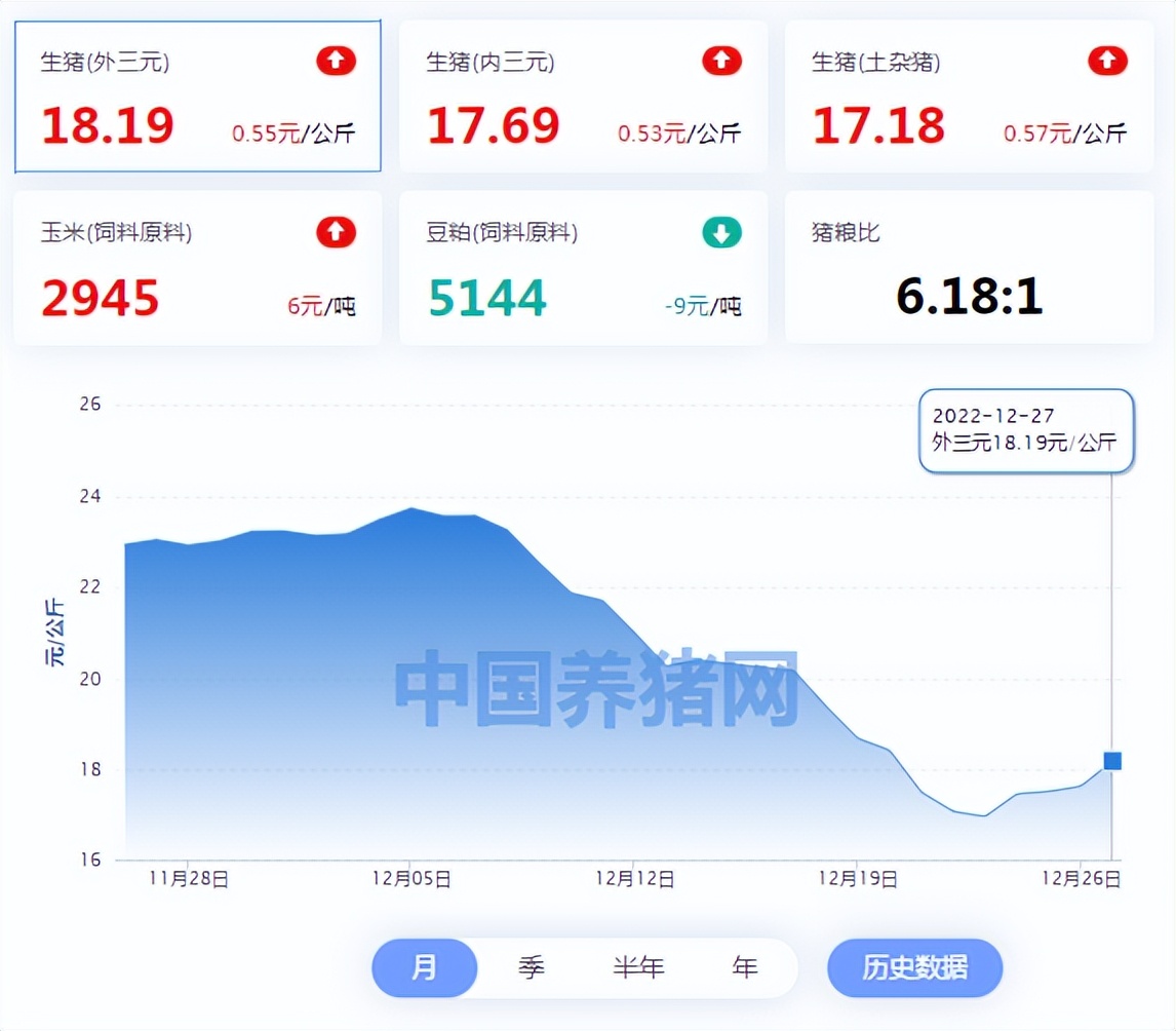 202012月猪价上涨吗,12月20日猪价涨势如何