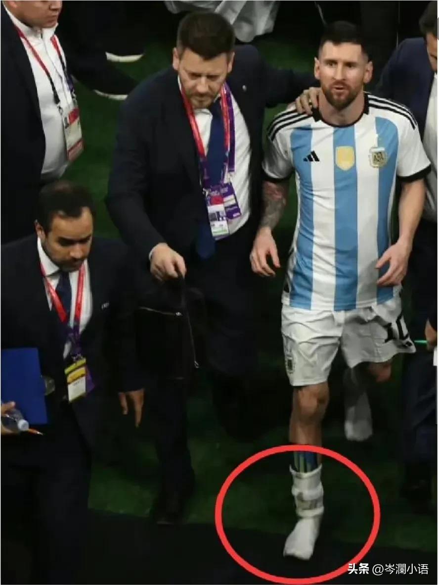 梅西赛后球鞋,梅西一双世界杯战靴