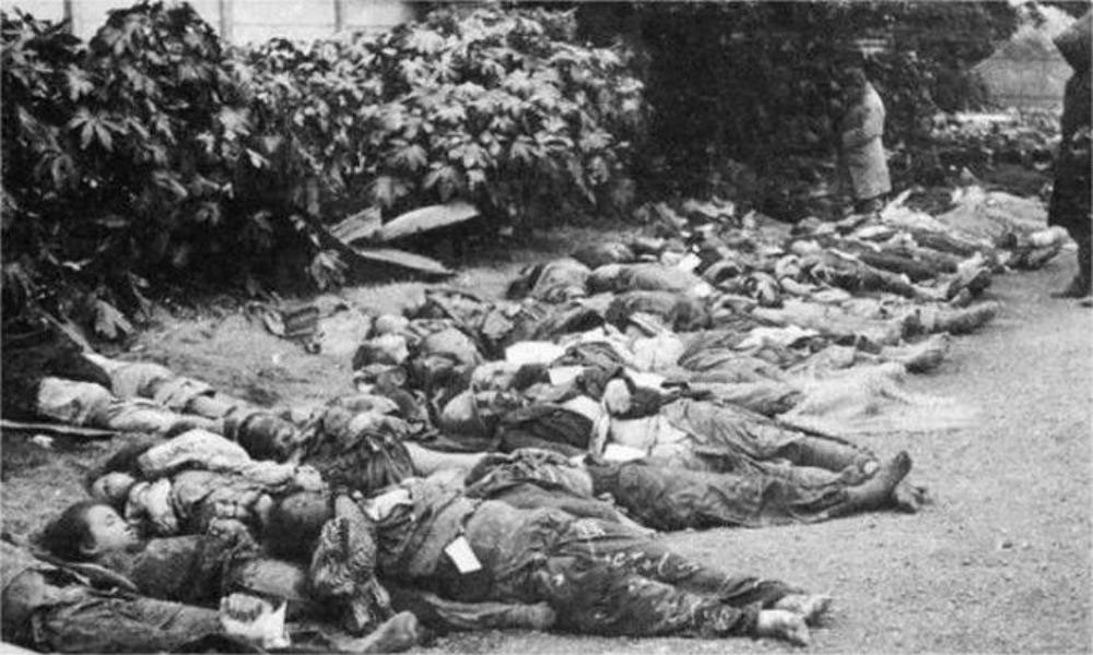 被日军砍头颅的将军,四名被日军砍下头颅的将军