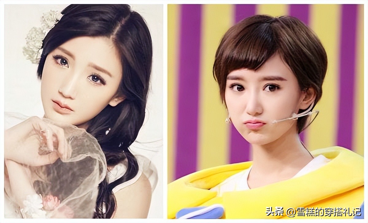 露眉露耳不过肩的发型,洋气过耳直发发型