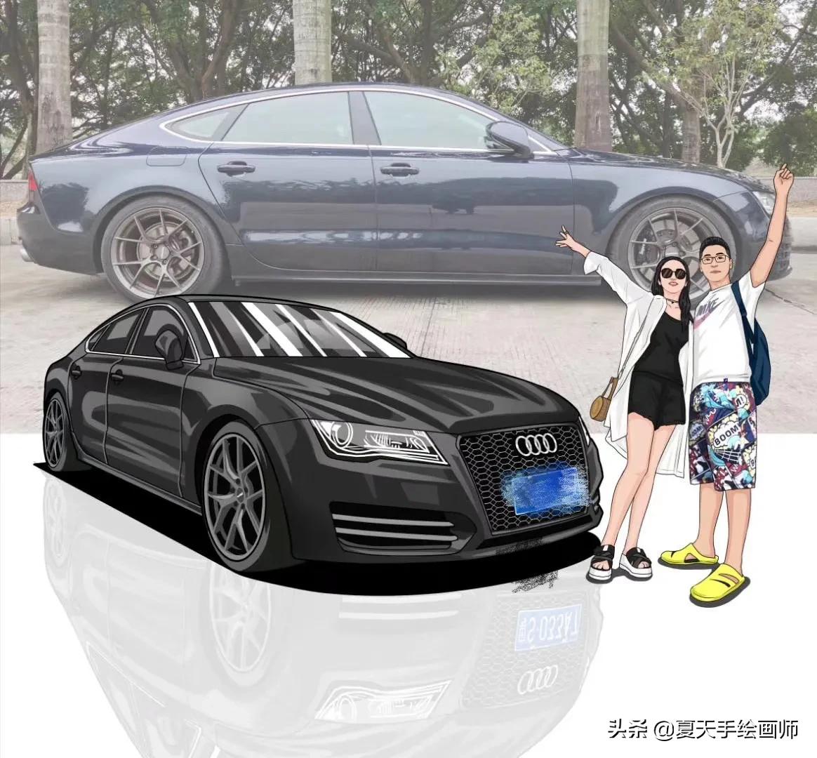 车漫画头像,车漫画头像教程