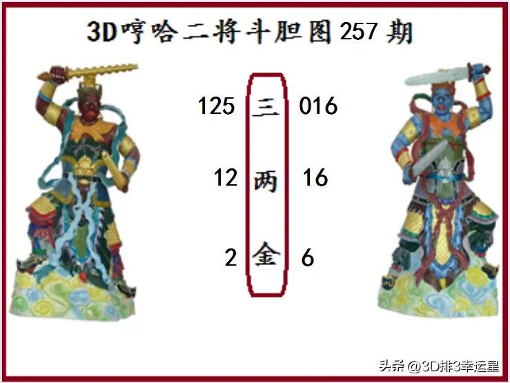 福彩3D第257期太湖字谜分析解读和开出结果预测