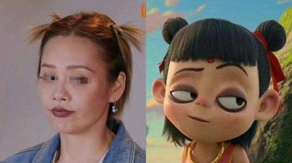 梅西撞脸卡通人物,梅西看到撞脸小罗