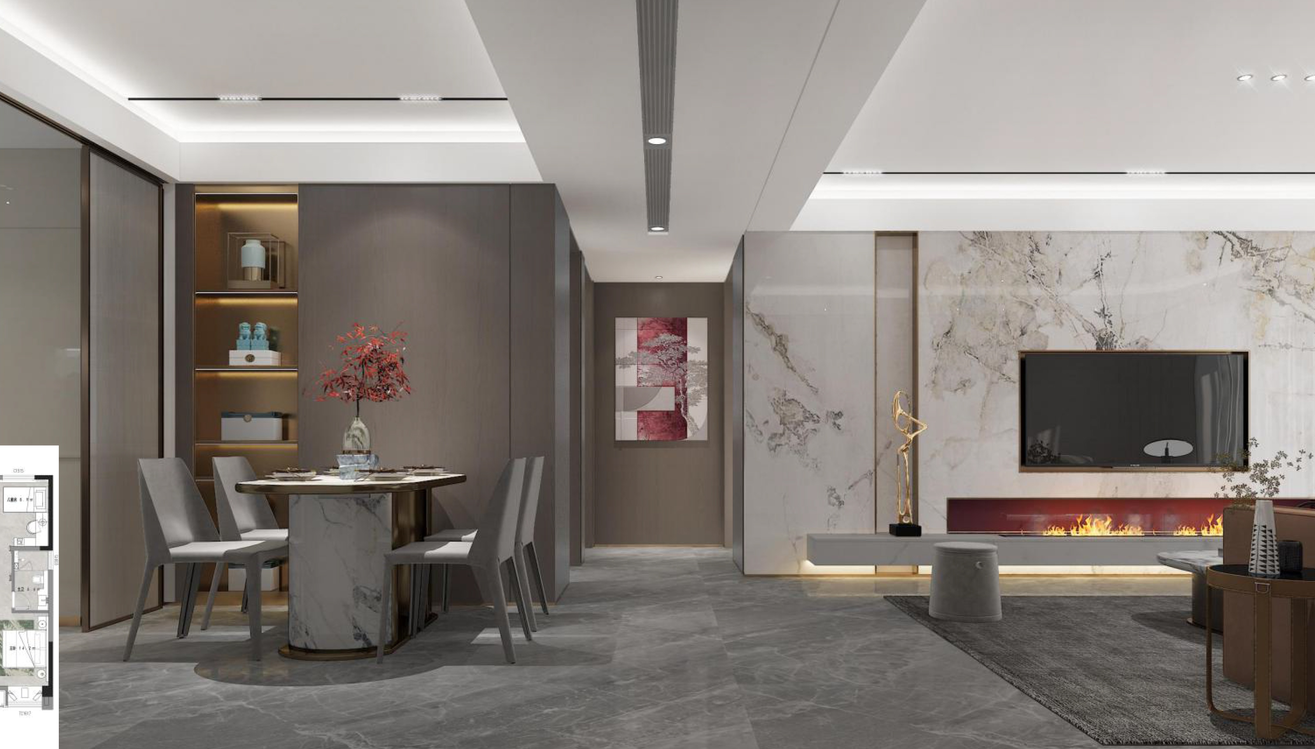 建发上院锦华装修,锦华苑装修效果图