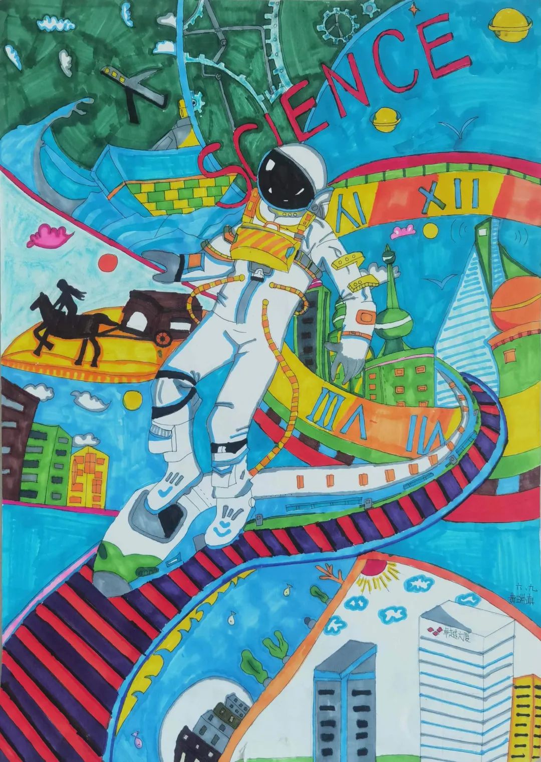 城阳区第二实验小学第六届科普创作大赛-科幻画（二）