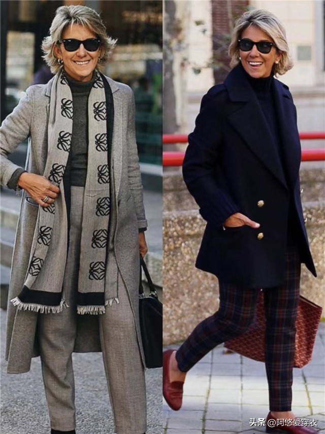 中老年妇女怎样穿衣服有高级感,60后女人不老要穿妈妈装