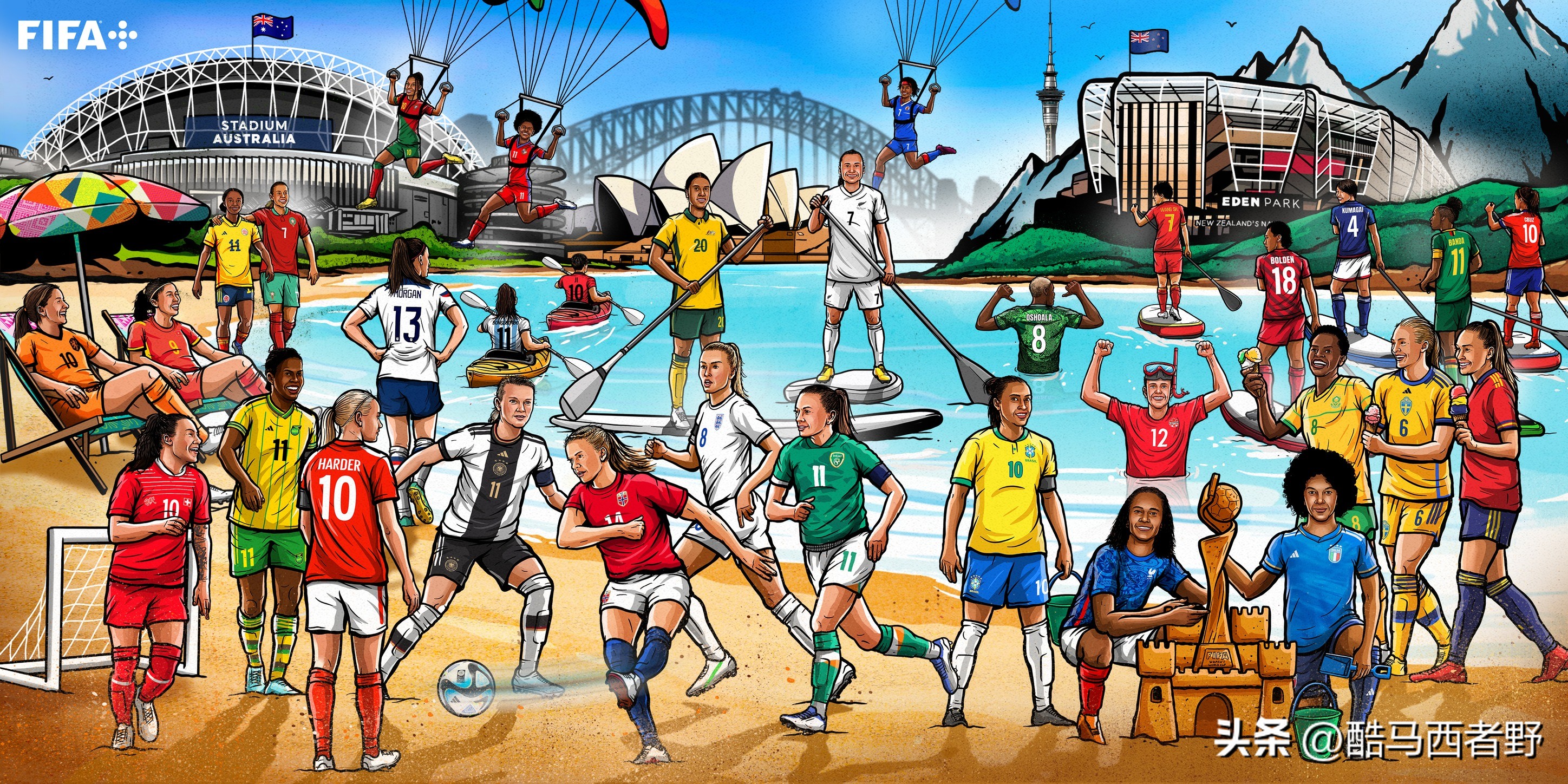 女足世界杯世界名画,女足世界杯图