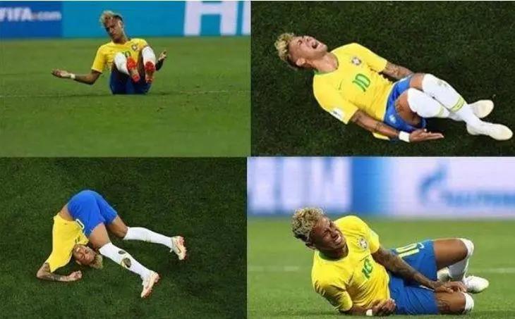 内马尔演技假摔队友,内马尔假摔自作自受