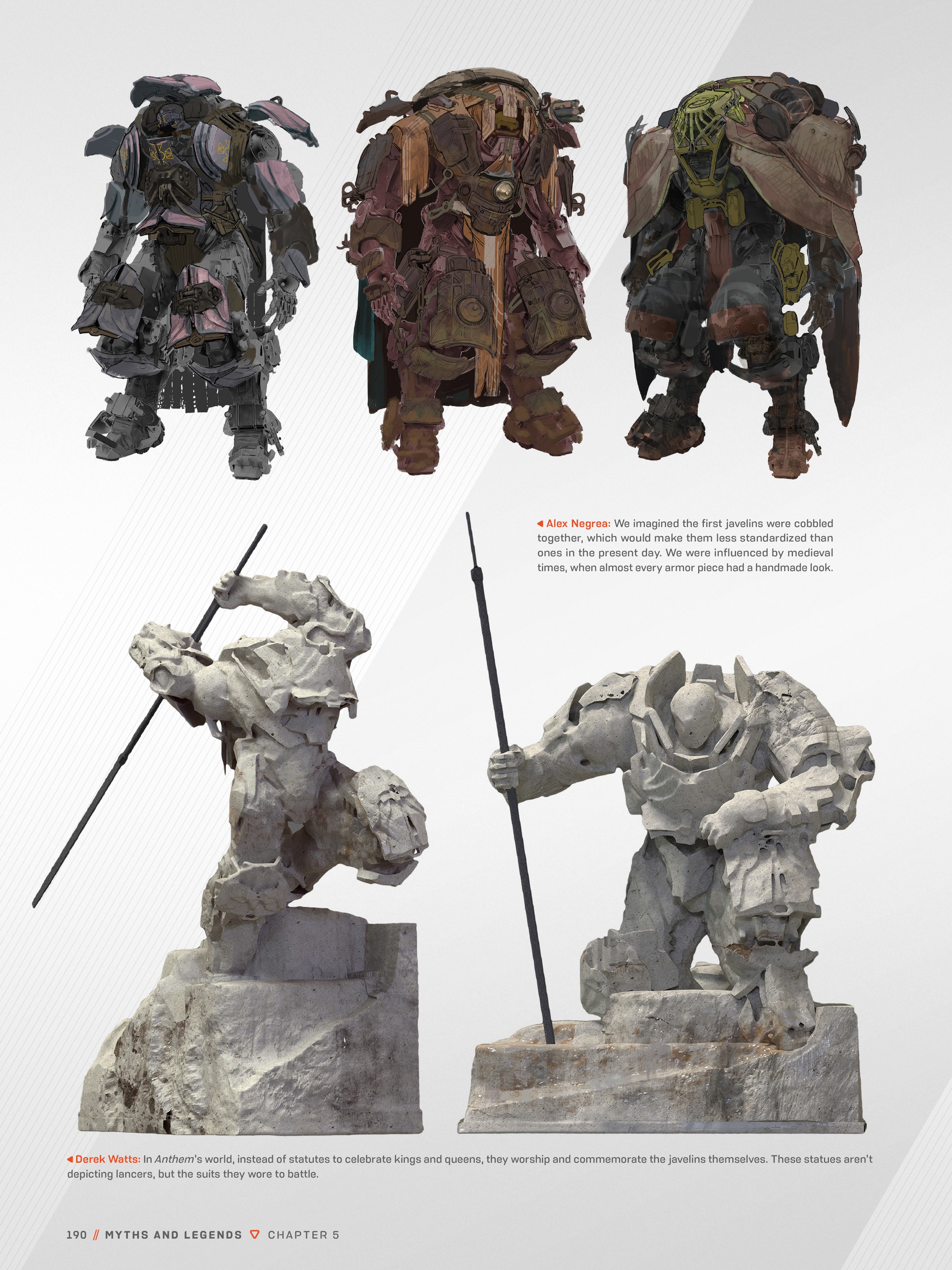 科幻怪与机械战甲的圣歌｜游戏TheArtofAnthem官方艺术设定集