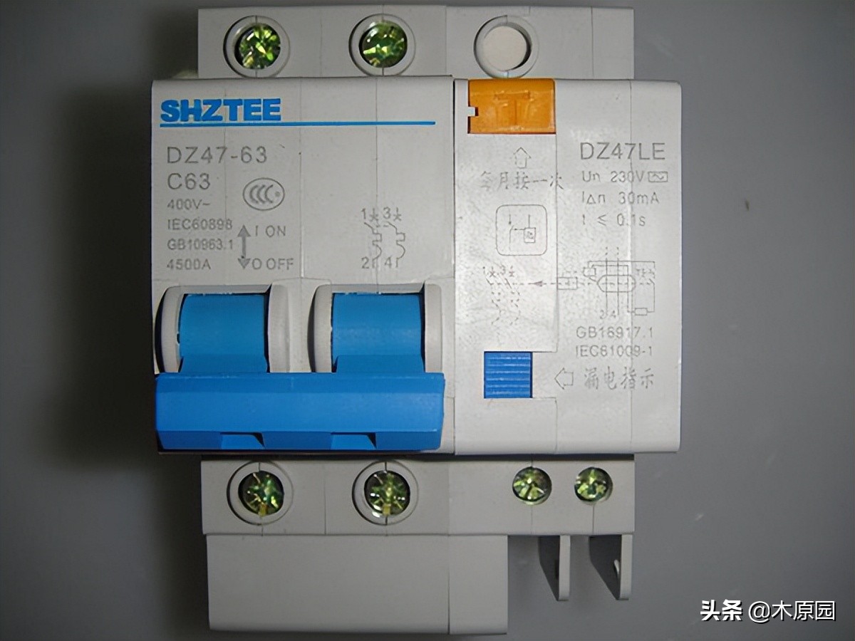漏电开关接线图原来是这样接的,漏电开关32a接线图220v