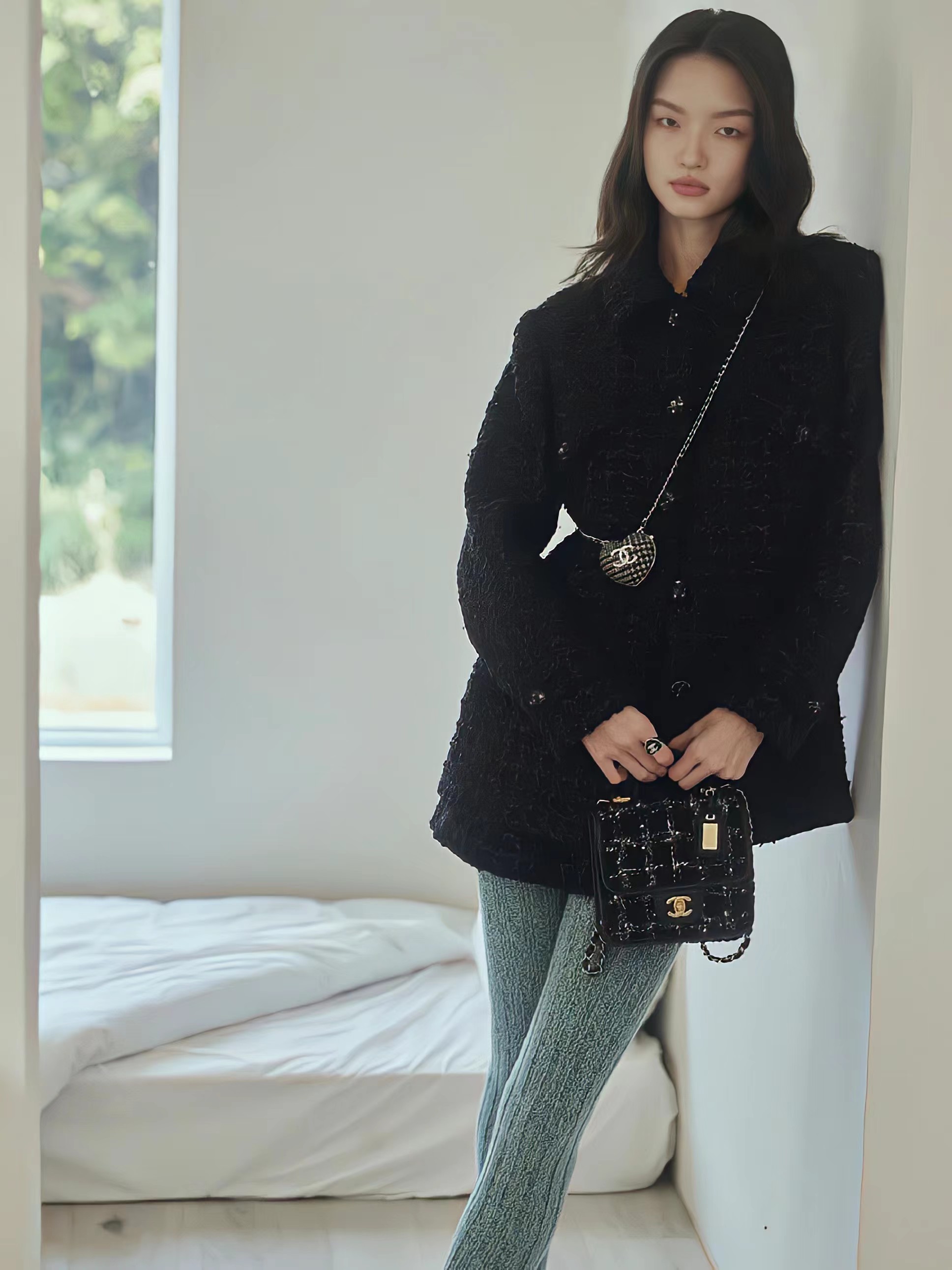 冬季显瘦外套小香风搭配,冬天怎么穿小香风外套