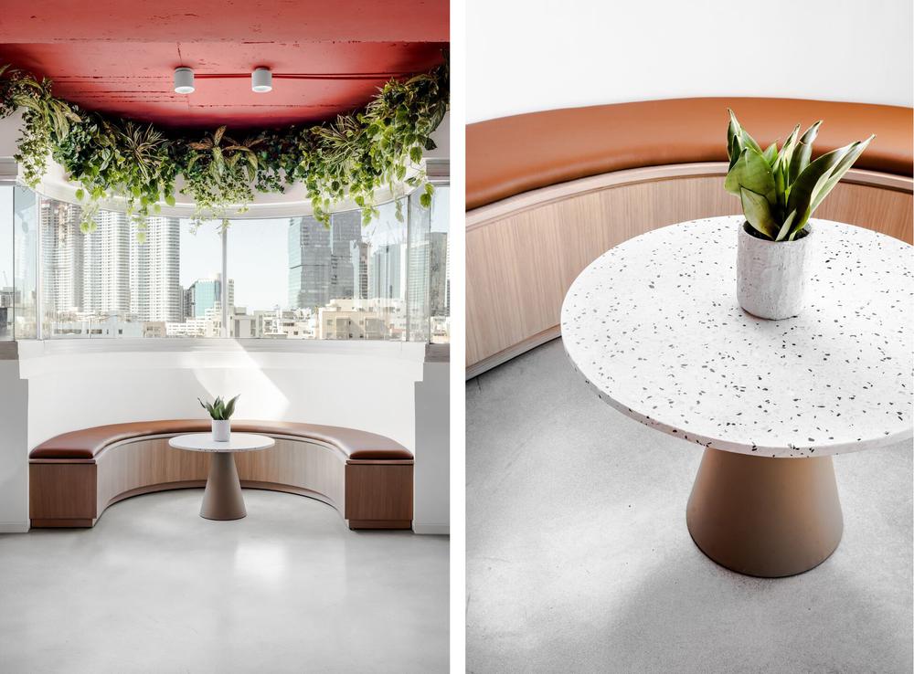 玫粉工业风Bazaart百色特特拉维夫办公设计欣赏