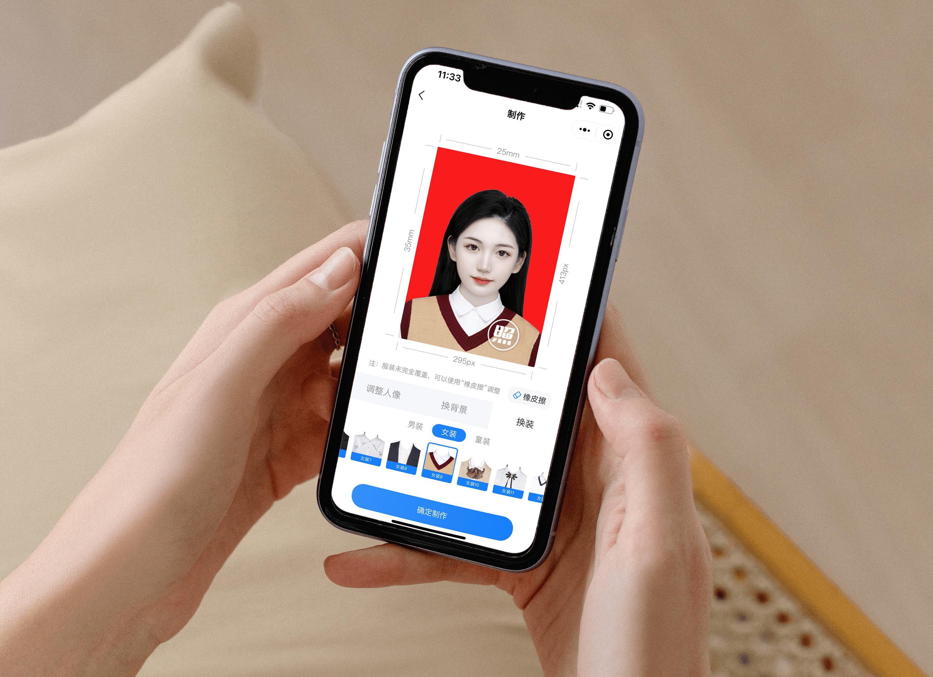 证件照换底色最简单方法免费,手机美图秀秀证件照换底色