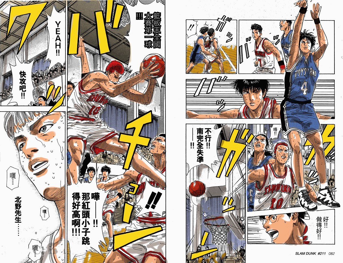 全国大赛南烈,湘北全国大赛流川枫受伤