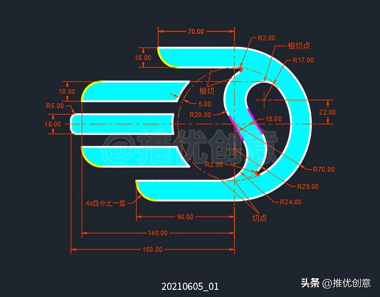 cad制图初学入门图纸怎样画圆,cad机械制图圆教程