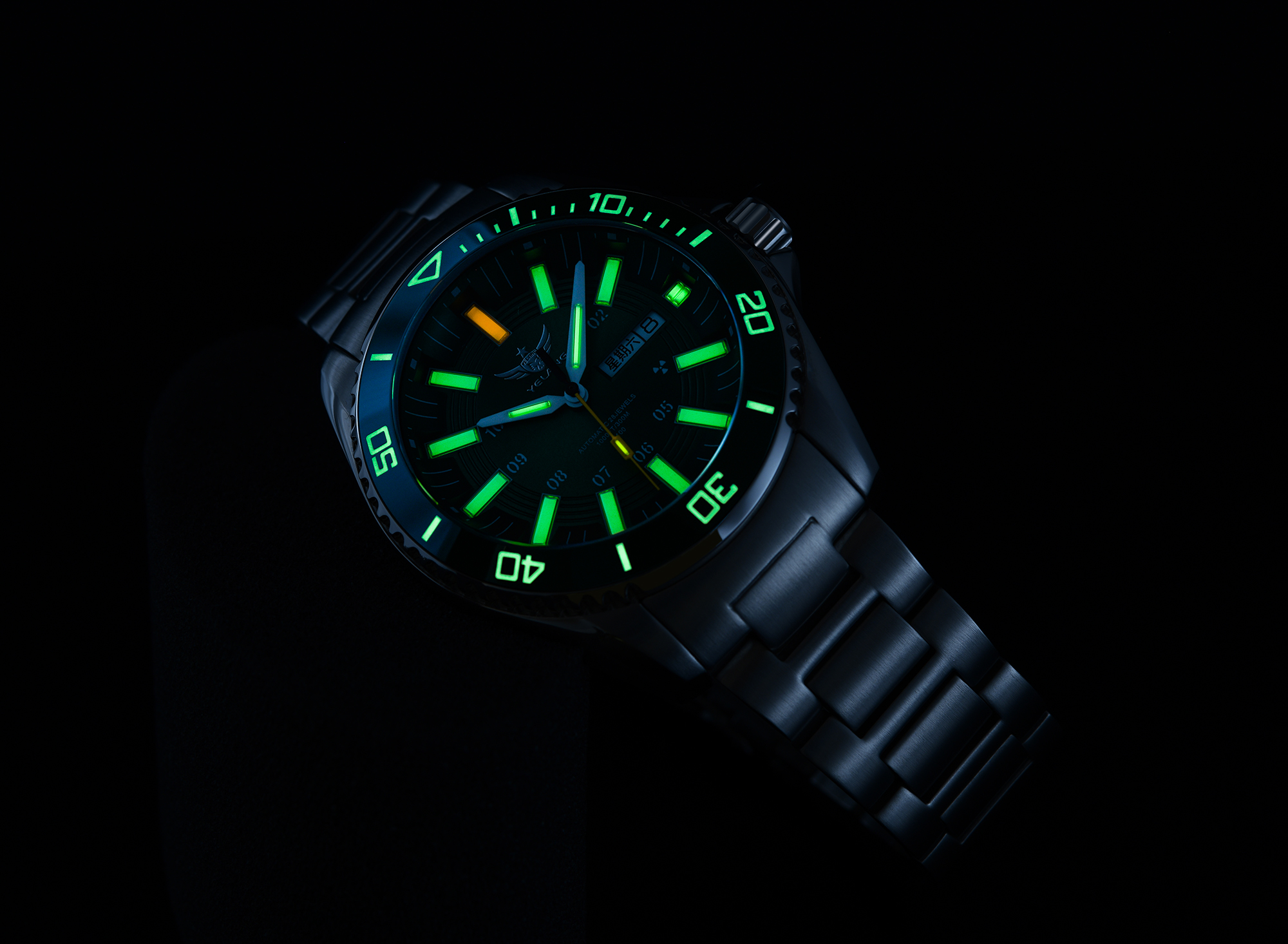 夜光最亮的石英氚气手表,氚气手表和夜光手表