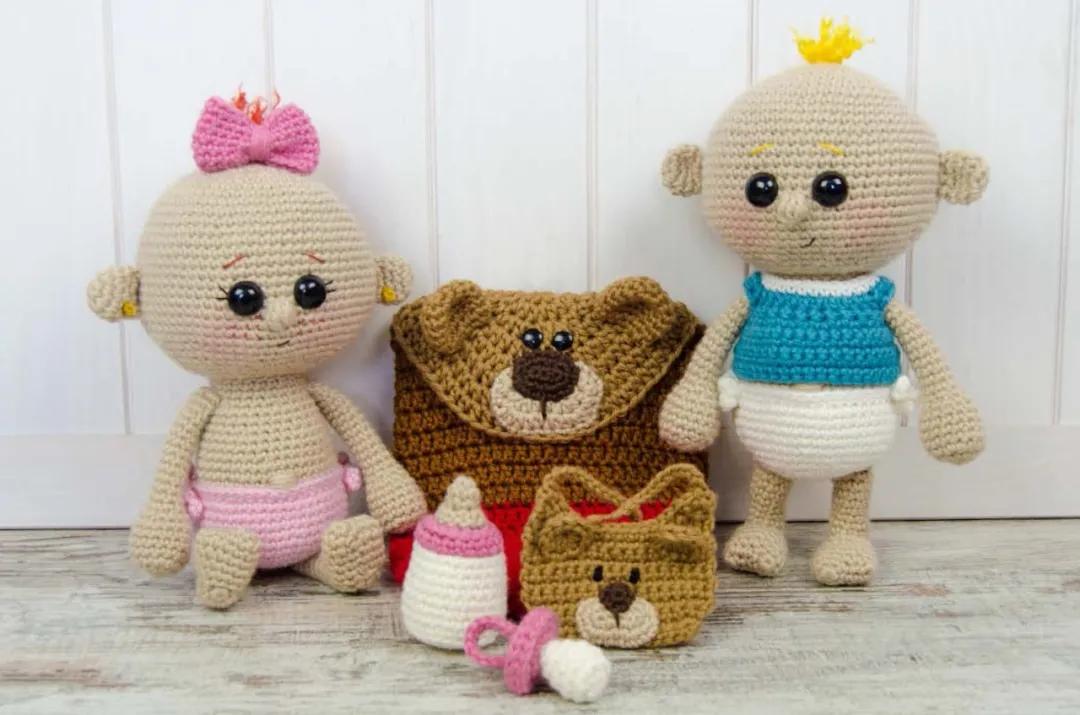 钩针宝宝床围,婴儿鞋帽钩针教程