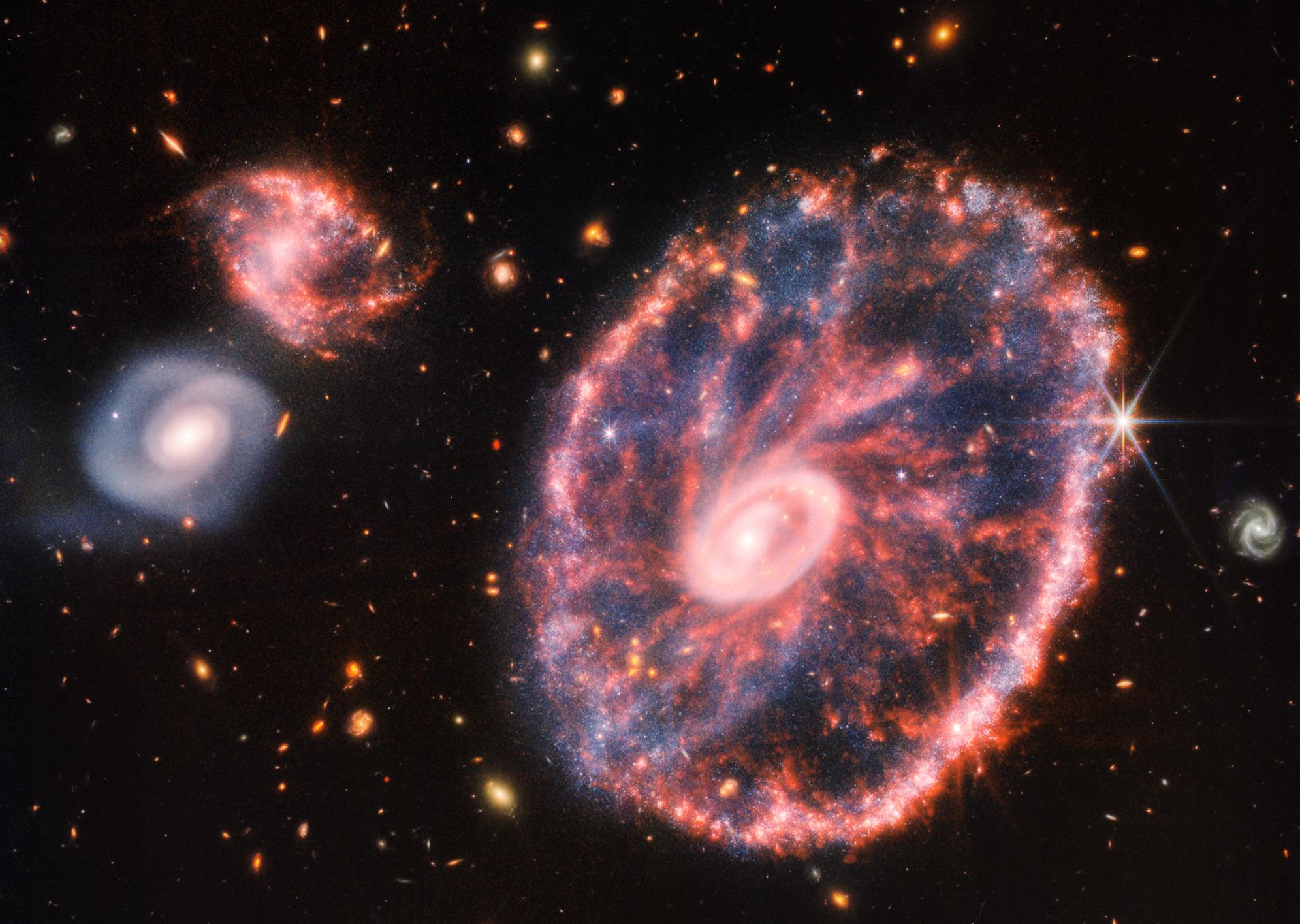 宇宙中最美的星系漩涡星系,美到极致的星系仙女座星系