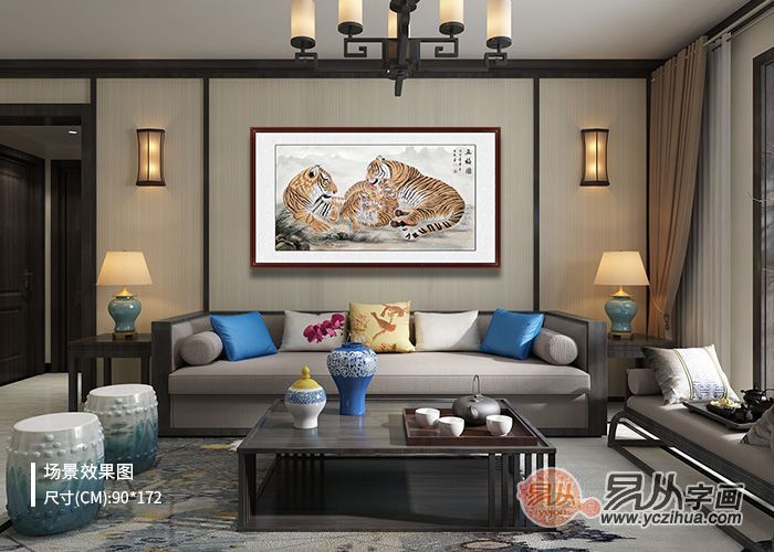 名家老虎画欣赏,画家老虎画作品