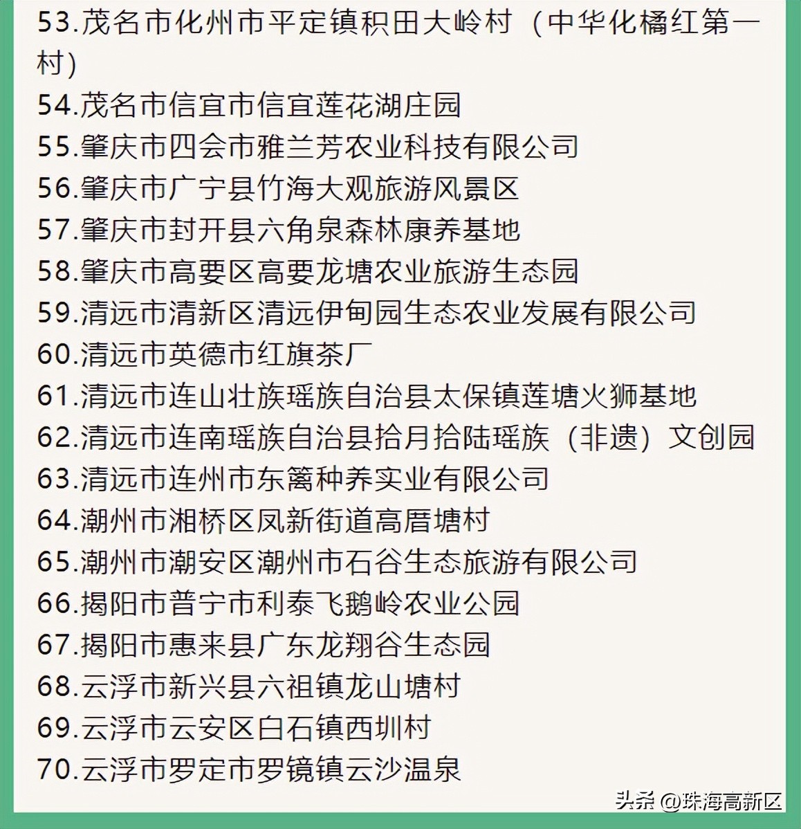 珠海十大最美古村落排名,珠海最美七大古村落