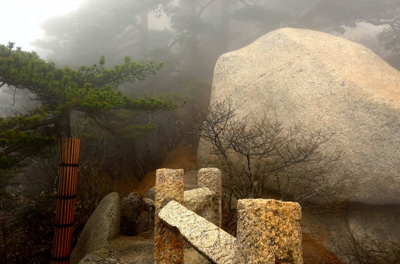 黄山慈光阁到玉屏楼步行多久,爬黄山从慈光阁开始的攻略