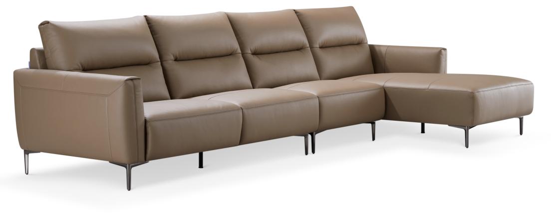 真皮沙发与羽绒沙发,左右直排真皮沙发推荐