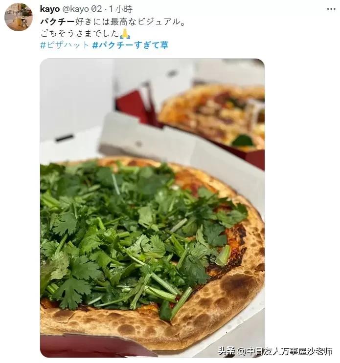 必胜客新品香菜披萨限定门店,日本必胜客披萨