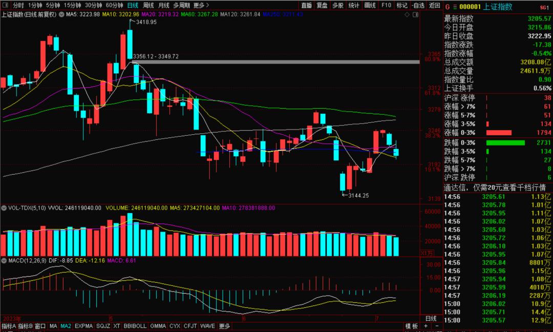 直击大盘,中国股市蓄力调整大盘直击3000点