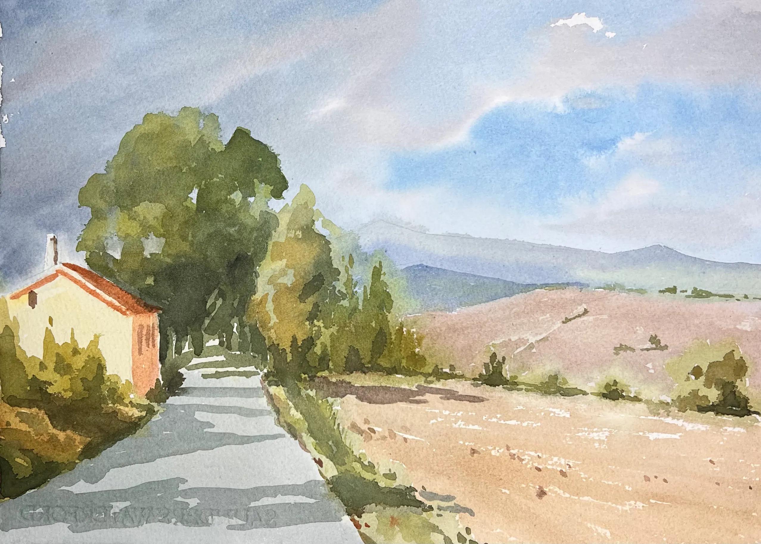 零基础做水彩画的视频,利用视频学习