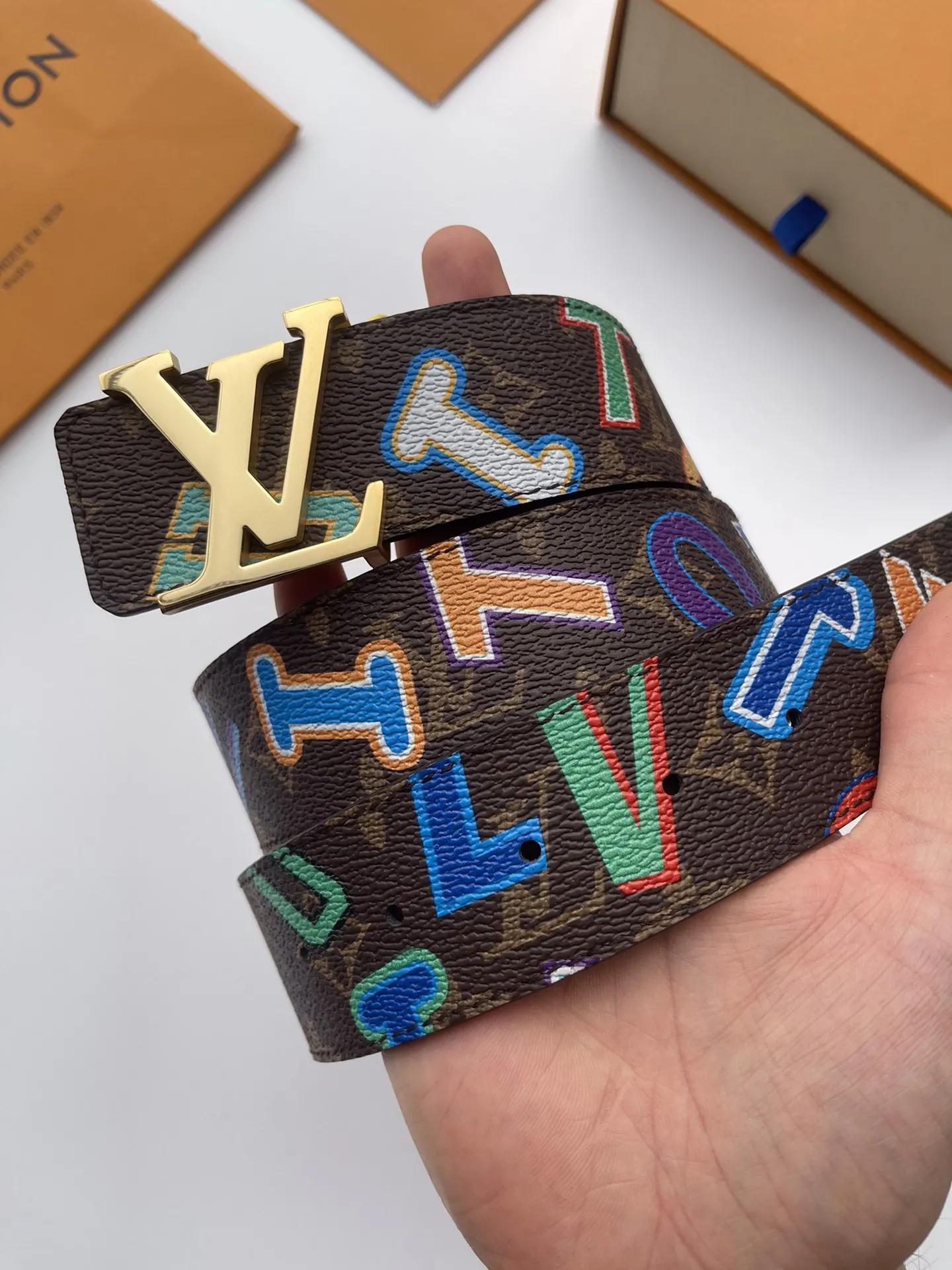 lv腰带的风格,lv腰带印花有规律吗