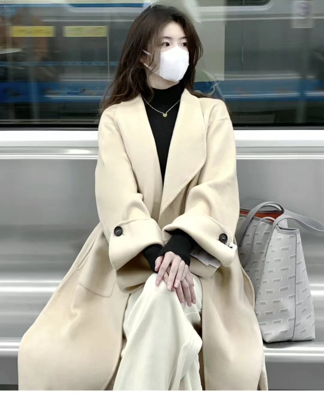 19套长款大衣内搭推荐,层次分明显高显瘦