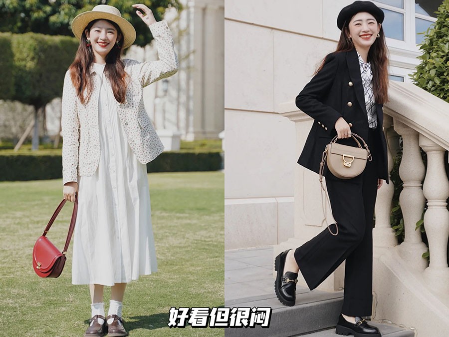 春季高帮小白鞋的穿搭,春天好看的小白鞋