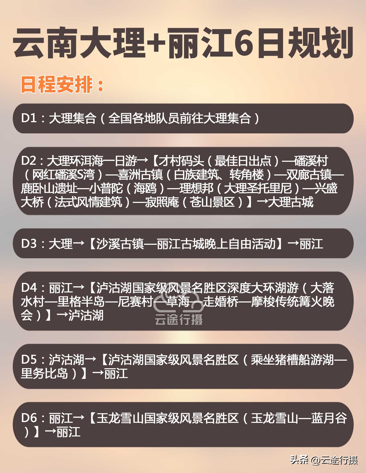 云南大理丽江泸沽湖旅游攻略,云南丽江5天4晚大理洱海旅游攻略