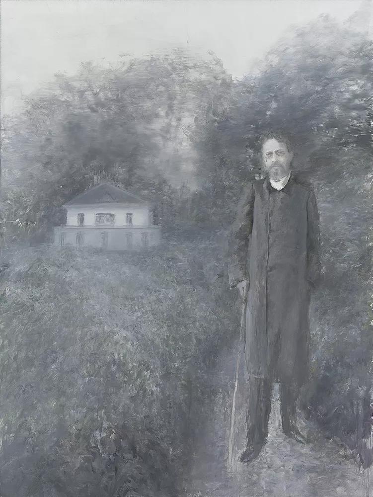 何多苓俄罗斯写生油画,何多苓油画2007