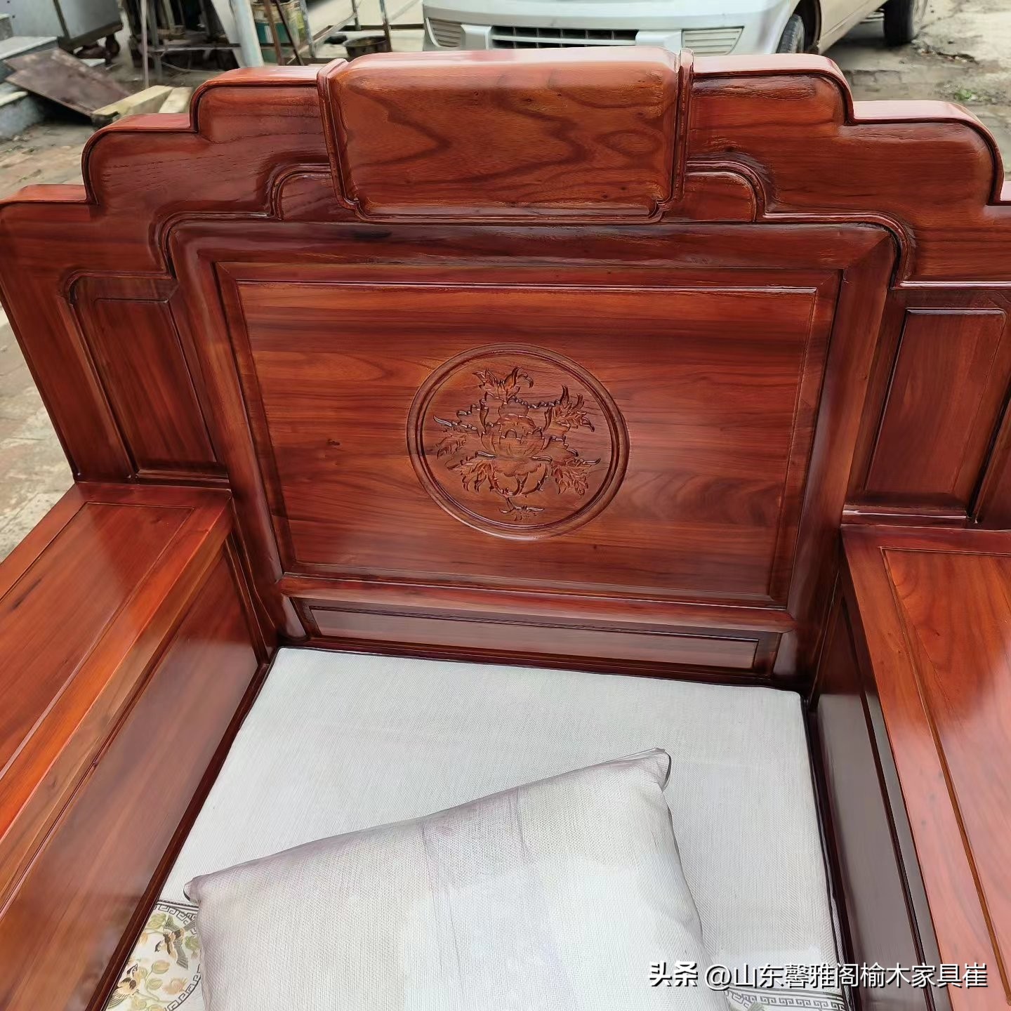 富贵不张扬,榆木沙发5000左右加厚加粗