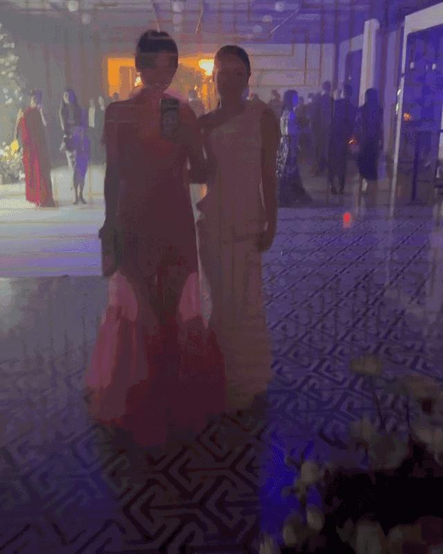 郭晶晶巩俐与明星合影,郭晶晶张曼玉合影