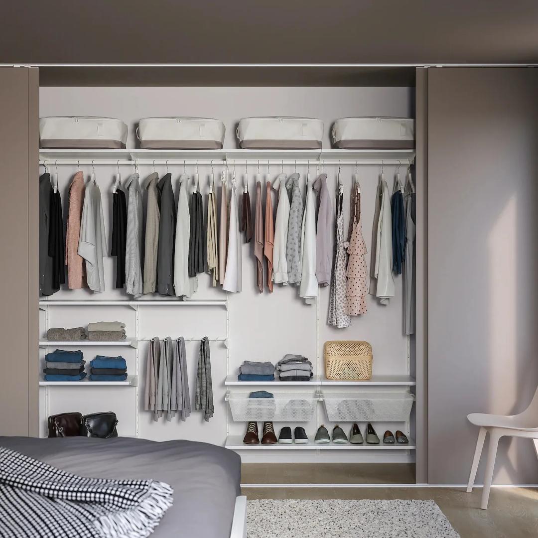 衣柜收纳整理盒简单又漂亮,超级实用衣柜设计