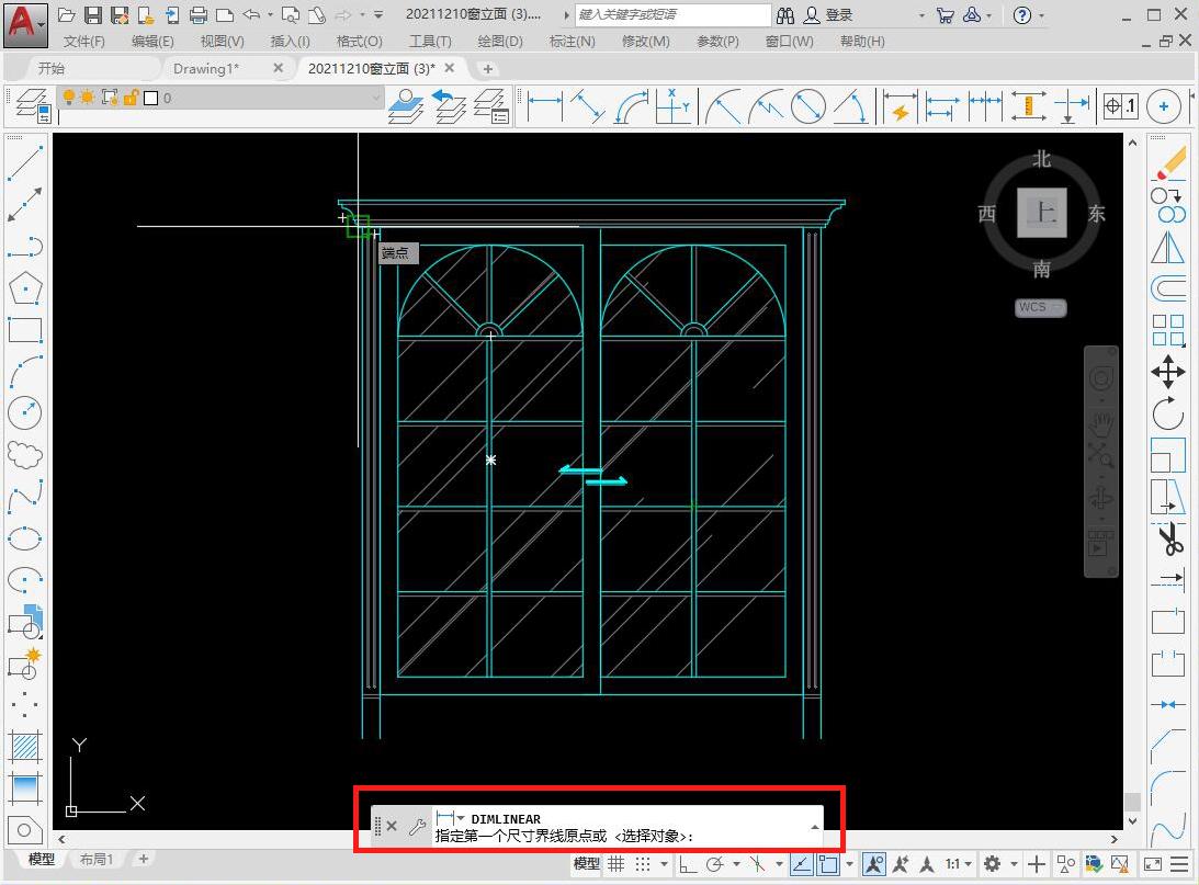 天正cad坐标标注界线过长,cad图标注无尺寸界线