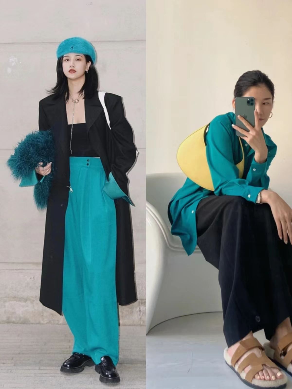 时髦小姐姐教你温柔风穿搭,超实用时尚的同色系穿搭