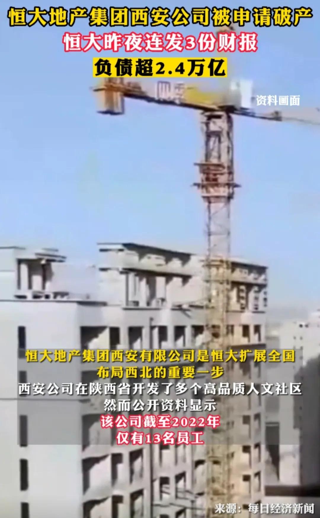 恒大集团申请破产保护影响,恒大集团申请破产保护新闻