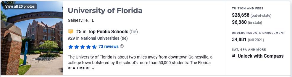 选择大于努力？美国公立大学排名榜单正式发布！